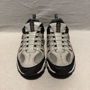 Skechers Athletic After Burn Ridgeburn Slip-On Mens Size 9 Gray Black Shoes